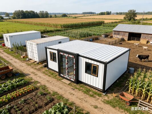 kaufen Klappbarer 20-Fuß-Container mit 2,8 Tonnen Nettogewicht, 75 mm EPS-Sandwich-Panels und anpassbarem Design Online-Herstellung