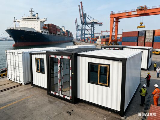 Mua 18mm dày chống cháy sàn sợi xi măng gấp 20ft container với cách nhiệt và cách âm và thiết kế tùy chỉnh sản xuất trực tuyến