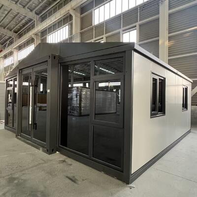 Mua Container 20ft Gấp Gọn với Hiệu Suất Địa Chấn Cấp 8, Thiết Kế Chống Nước và Chống Gió, Cửa Phòng Ngủ Tùy Chỉnh cho Nhà Tiền Chế Siêu Nhỏ sản xuất trực tuyến