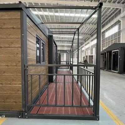 comprar Container dobrável de 20 pés com sistema elétrico personalizável Banheiro de separação húmido-seco e desempenho sísmico Nível 8 Ideal para pequenas casas pré-fabricadas Fabricação em linha