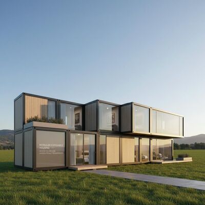 acheter 20 m² à 200 m² Logement modulaire extensible Méthodes de construction de style moderne Adapté à diverses exigences de projet fabrication en ligne