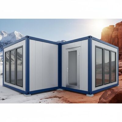 acheter Chambres préfabriquées en acier à porte unique extensibles avec tous les bords scellés par une peinture imperméable Adapté à tous les climats Logements modulaires fabrication en ligne