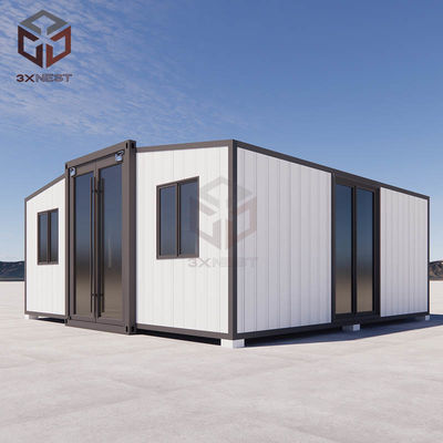 Fully Welded Green Steel Foldable 20ft Container Cabin House OEM