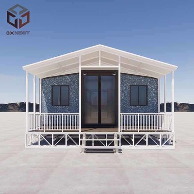 Moderna y práctica La casa móvil prefabricada con balcón para un espacio económico y flexible