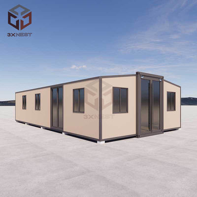 Casas modulares de acero con capacidad de expansión Contenedor refugio personalizable