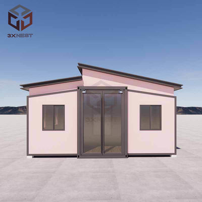 Edificios prefabricados de paquete plano Modulares Edificios prefabricados Casa expandible personalizada