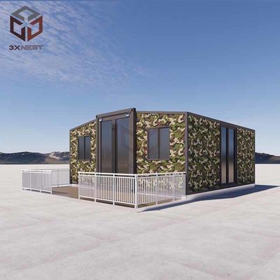 Grado 11 Resistencia al viento Casa prefabricada con puente roto Puertas dobles de aluminio