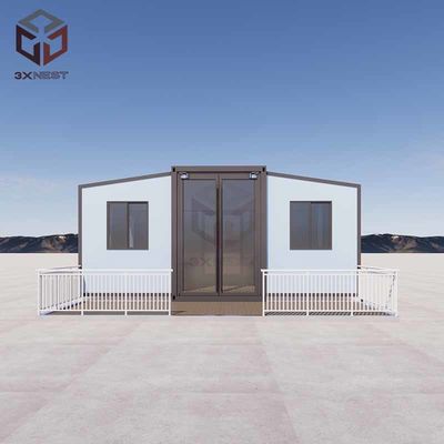 Customized Design Broken Bridge Aluminum Double Doors Steel Structure Prefabricated Houses