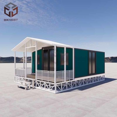 Fast Installation 20FT Premade Houses Grade 8 Earthquake Resistance Plywood Or PVC Flooring Easy