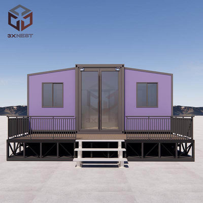 Easy And Fast Installation for Expandable double wing container house