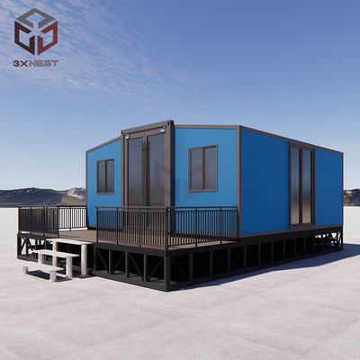 Container de maison pliante mobile préfabriquée de 20 pieds de long