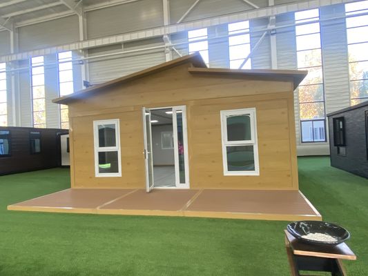 Các thành phần được lắp ráp sẵn Thùng chứa 20ft có cấu trúc thép và vật liệu mái nhà EPS / PU / Rock Wool Sandwich Panel