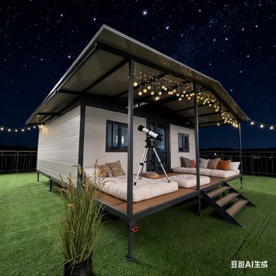 Fireproof and Durable Expandable Double Wing 20ft Container House with More Than 20 Years Life Span