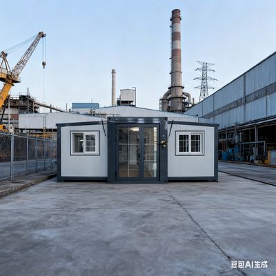 Foldable 20ft Container with 50-75mm EPS Sandwich Panel 37 Square Meters Floor Area and Easy Fast Installation