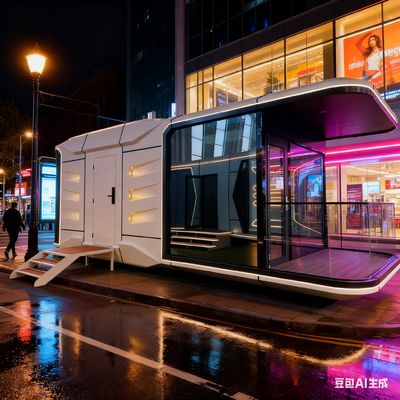 3460 Luas Kapsul Ruang Rumah dengan berat bersih 7 ton dan luas lantai 29,6 meter persegi