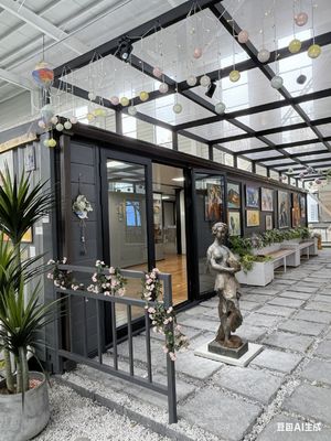 Casa de contenedores expandibles de 40 pies con techo T50 mm EPS Más de 20 años y 72m2 de espacio habitable