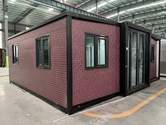 Foldable 20ft Container with 75mm EPS Sandwich Panels All Galvanized Side Frame and Thermal Sound Insulation